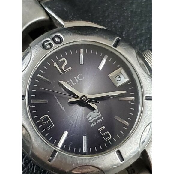 Vintage RELIC WET Stainless Steel Date Women's Watch - Picture 3 of 6